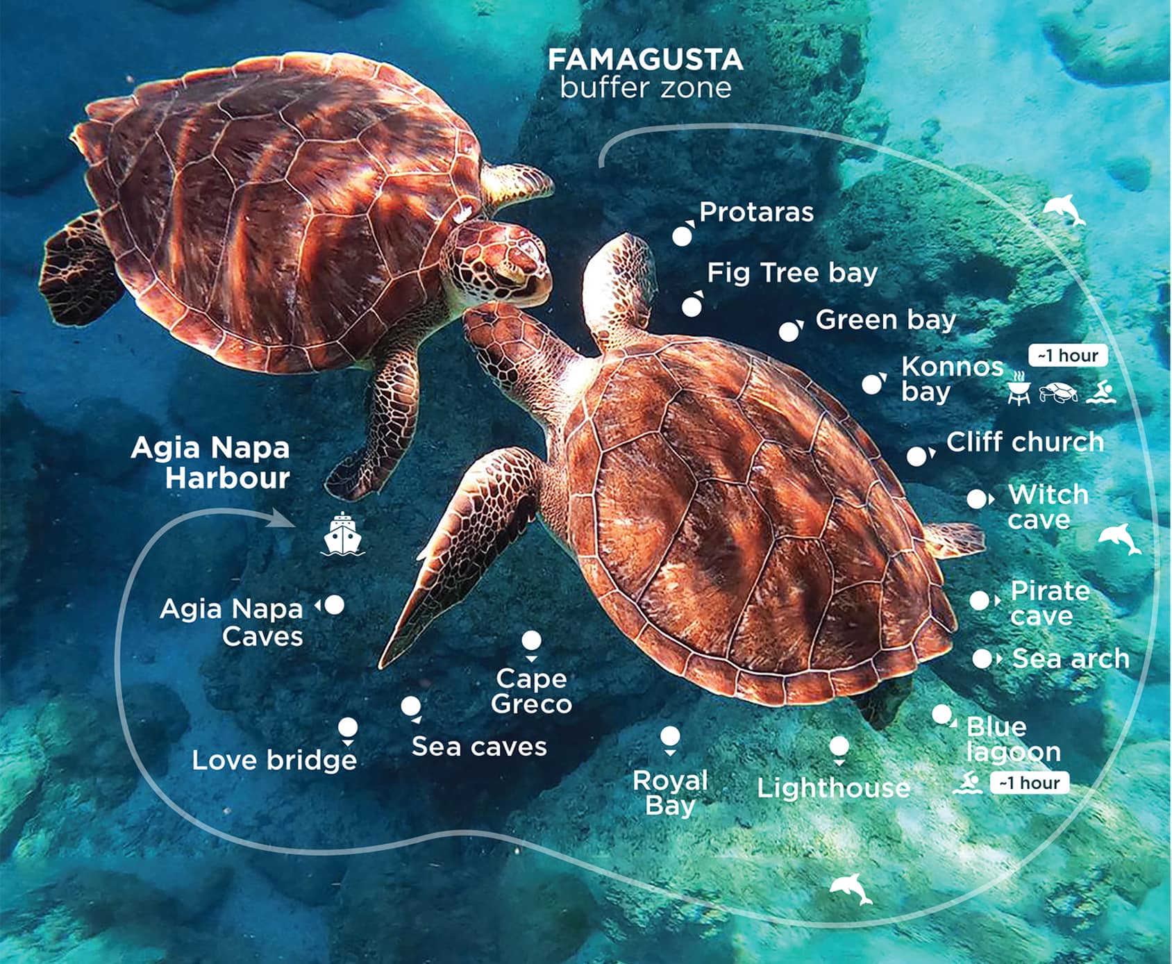 Cruise route map
